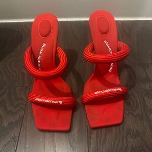 Alexander Wang Bold Red Sandals